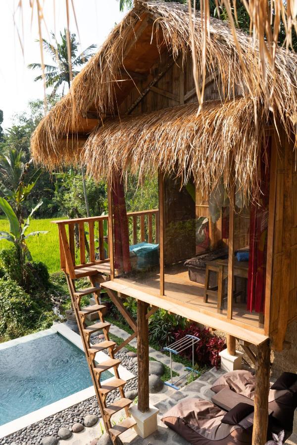 Bali Bamboo Jungle Huts And Hostel Tampaksiring Bagian luar foto